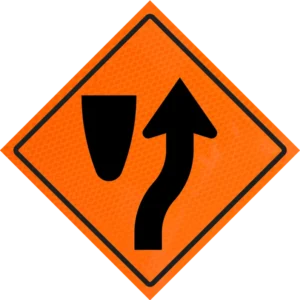 KeepRight (r4-7) 48" Diamond Grade™ Roll-up NkeepRight