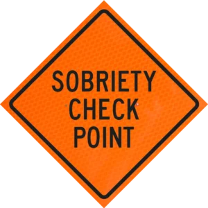 Sobriety Checkpoint 48" Diamond Grade™ Roll-up