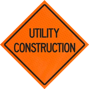Utility Construction 48" Diamond Grade™ Roll-up