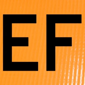 Left overlay 48" non-reflective roll-up sign