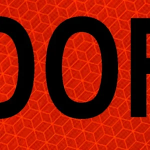 500 Ft Overlay 36" Marathon™ Roll-up Sign