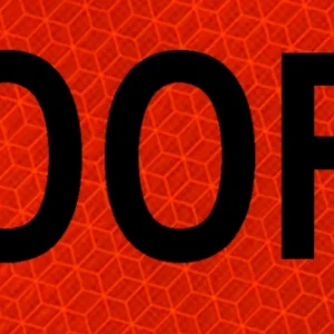 500 Ft Overlay 48" Marathon™ Roll-up Sign