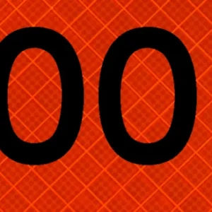 1000 Ft Overlay 48" Super Bright™ Roll-up Sign