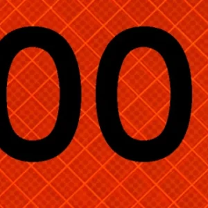 1500 Ft Overlay 48" Super Bright™ Roll-up Sign